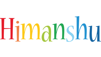 Himanshu birthday logo