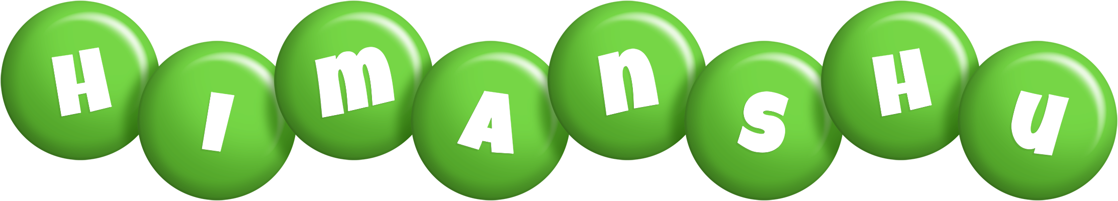 Himanshu candy-green logo