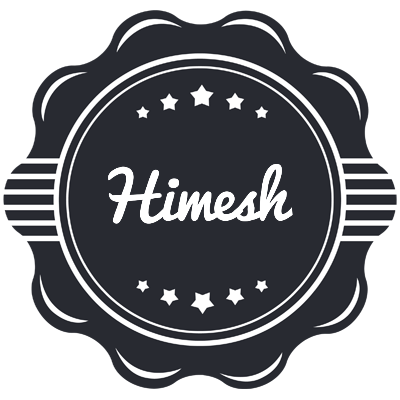 Himesh badge logo