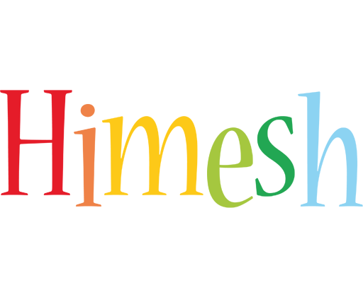 Himesh birthday logo