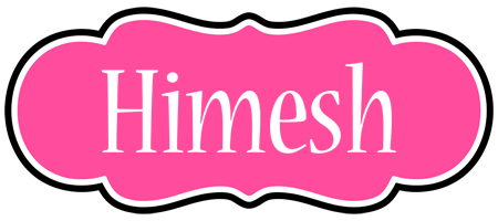 Himesh invitation logo