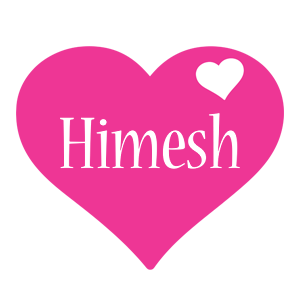 Himesh love-heart logo