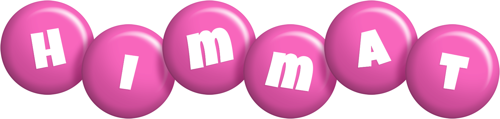 Himmat candy-pink logo