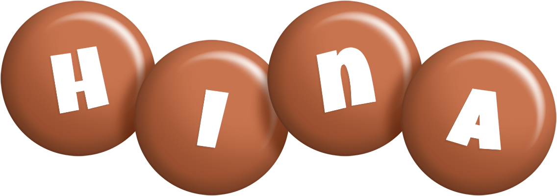 Hina candy-brown logo