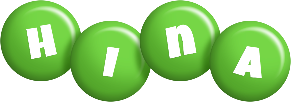 Hina candy-green logo