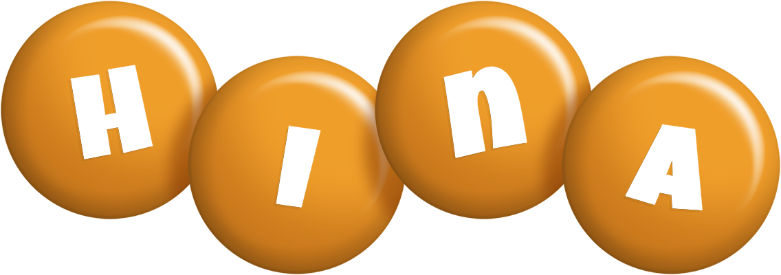 Hina candy-orange logo