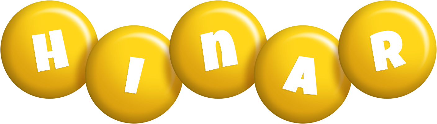 Hinar candy-yellow logo