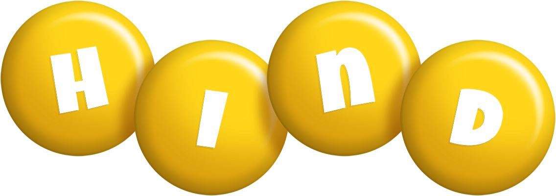Hind candy-yellow logo
