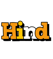 Hind cartoon logo