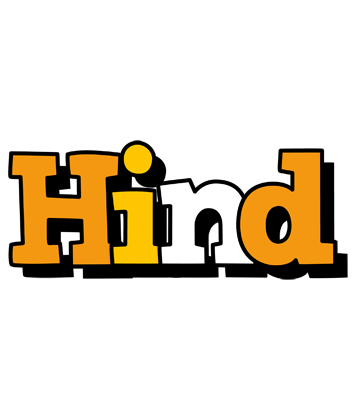 Hind cartoon logo