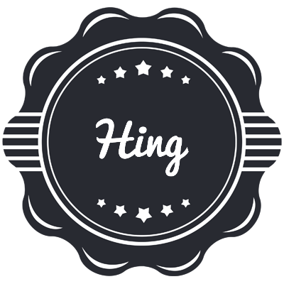 Hing badge logo