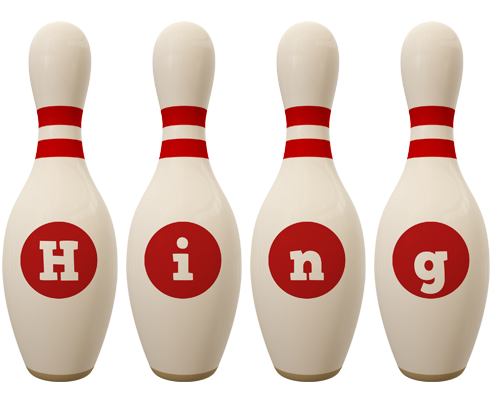 Hing bowling-pin logo