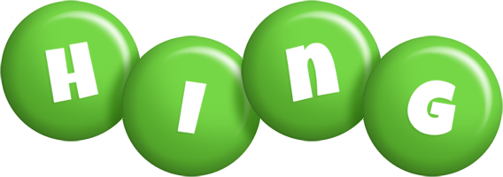 Hing candy-green logo