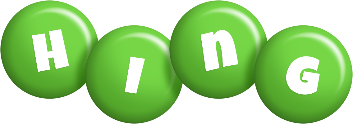 Hing candy-green logo
