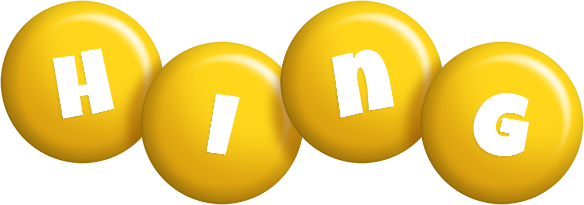 Hing candy-yellow logo