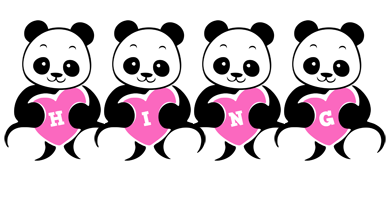 Hing love-panda logo