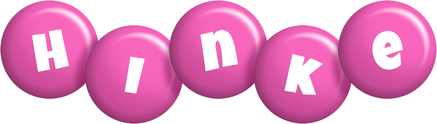 Hinke candy-pink logo