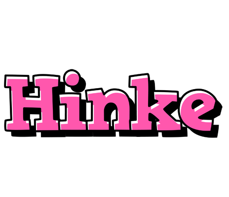 Hinke girlish logo