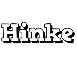 Hinke snowing logo