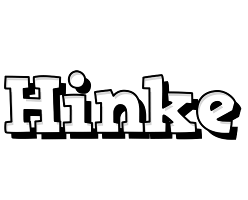 Hinke snowing logo
