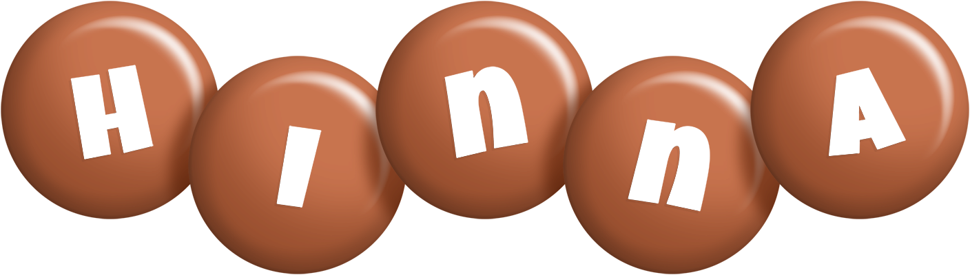 Hinna candy-brown logo