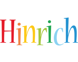 Hinrich birthday logo