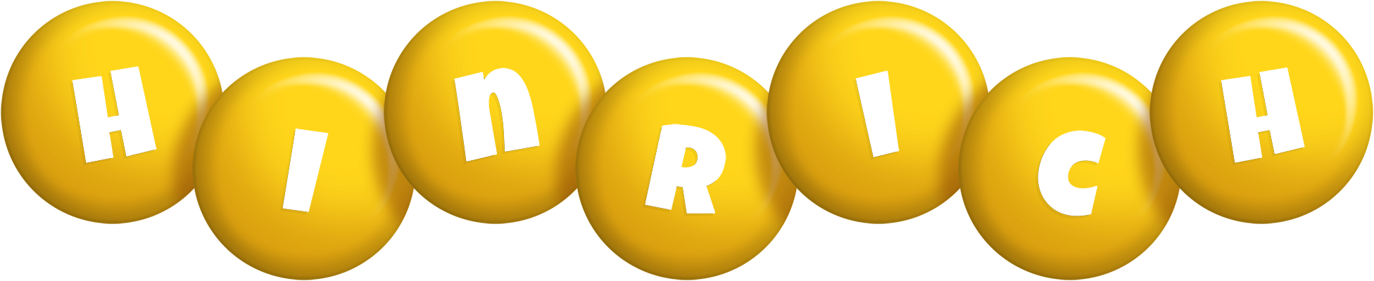 Hinrich candy-yellow logo