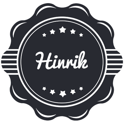 Hinrik badge logo