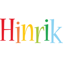 Hinrik birthday logo