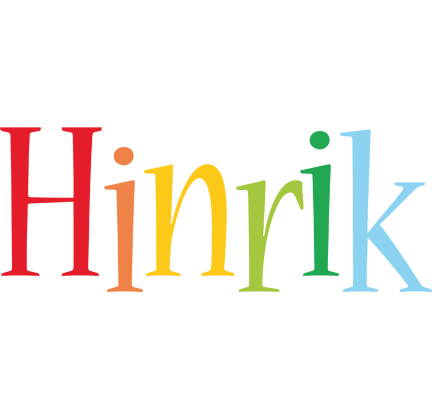 Hinrik birthday logo
