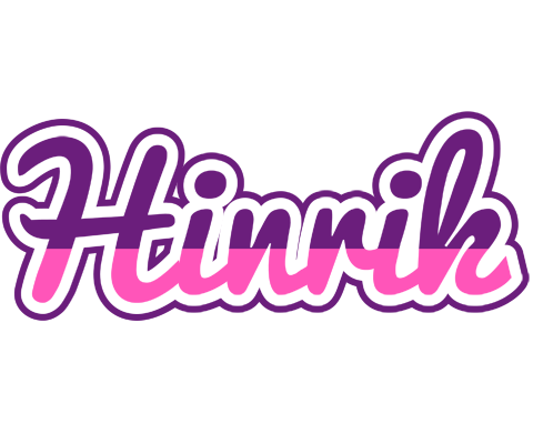 Hinrik cheerful logo