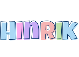 Hinrik pastel logo