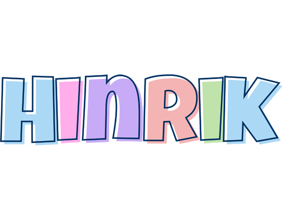 Hinrik pastel logo