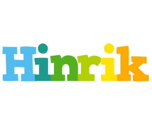 Hinrik rainbows logo