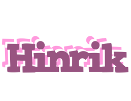 Hinrik relaxing logo