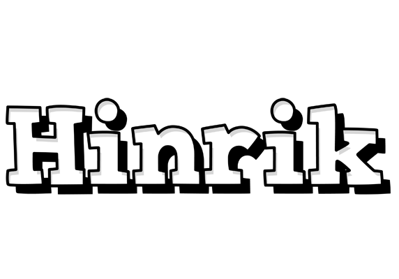 Hinrik snowing logo