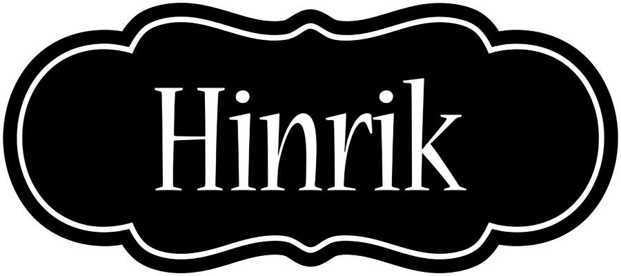 Hinrik welcome logo