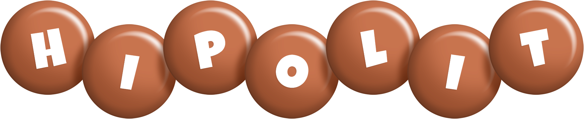 Hipolit candy-brown logo