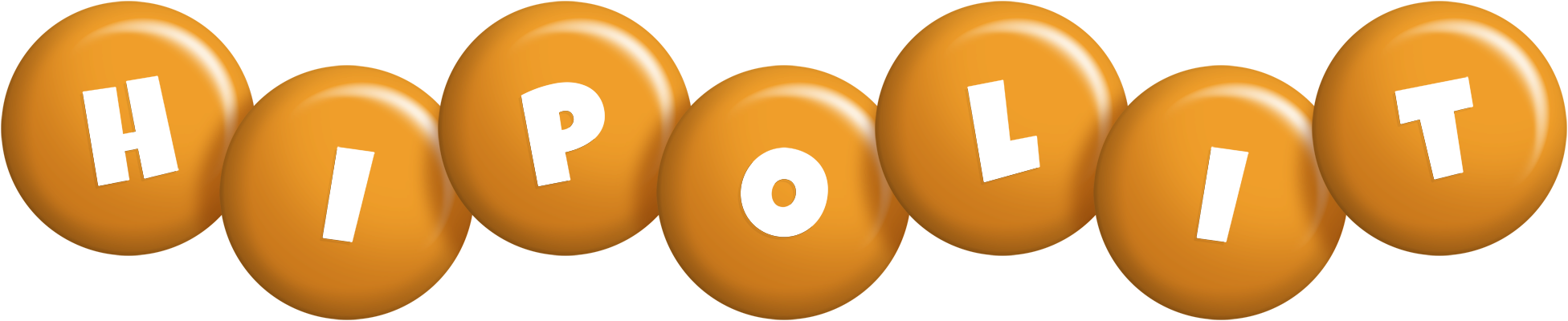 Hipolit candy-orange logo
