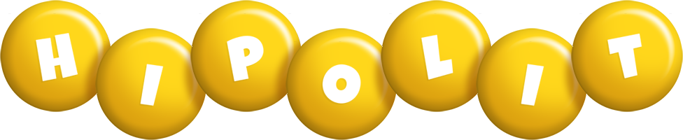 Hipolit candy-yellow logo