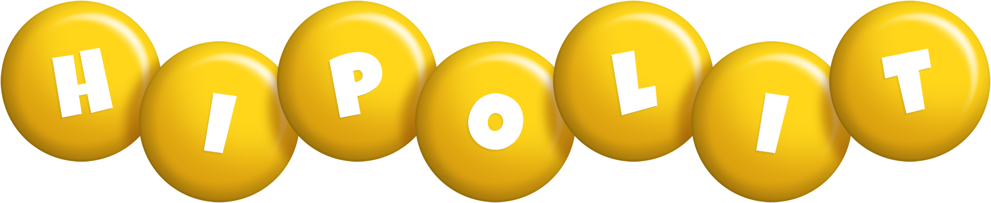 Hipolit candy-yellow logo