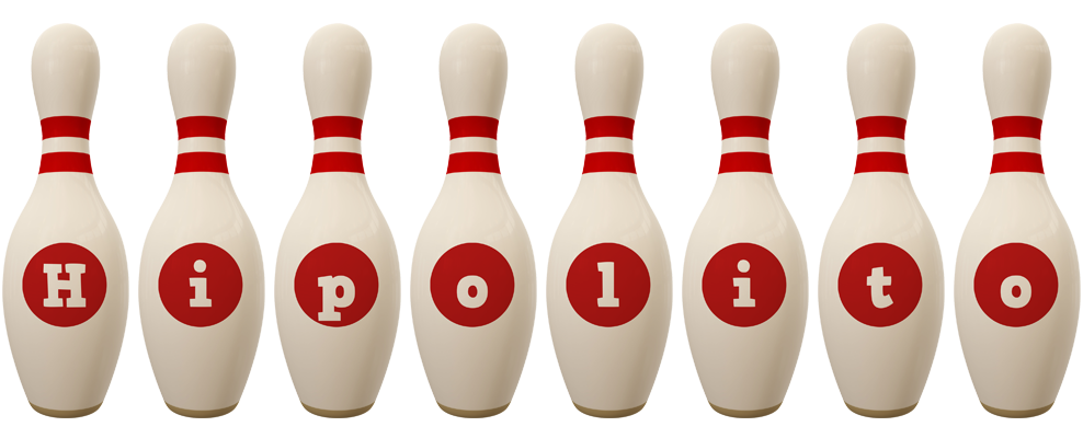 Hipolito bowling-pin logo
