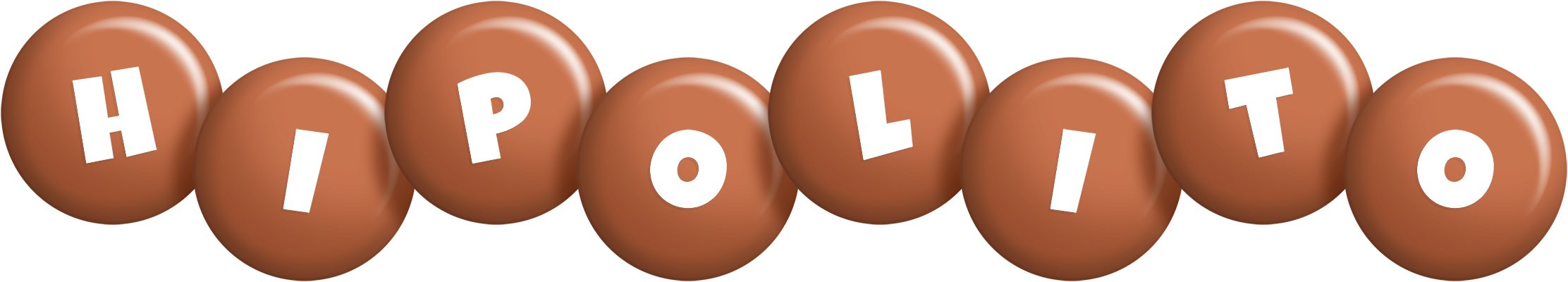 Hipolito candy-brown logo