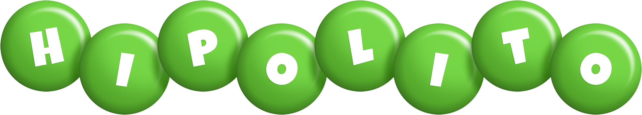 Hipolito candy-green logo