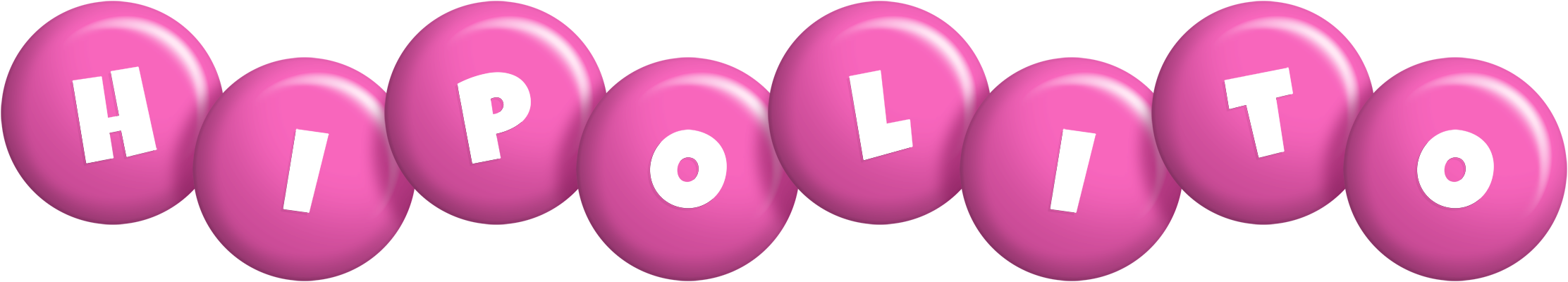 Hipolito candy-pink logo