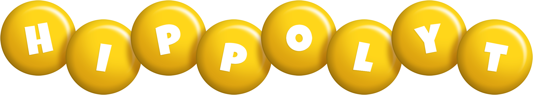 Hippolyt candy-yellow logo