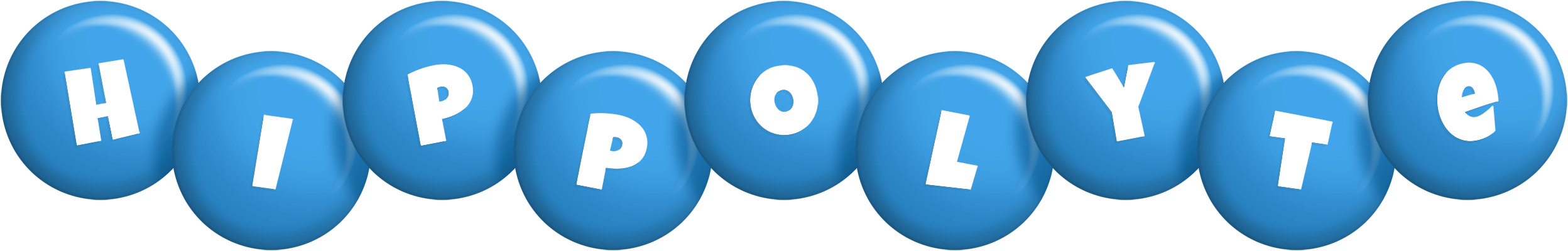 Hippolyte candy-blue logo