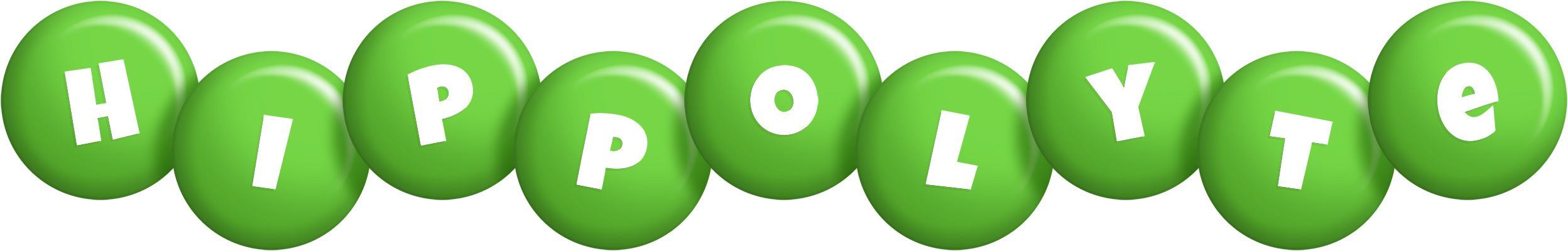 Hippolyte candy-green logo