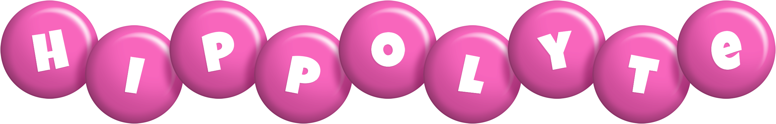 Hippolyte candy-pink logo