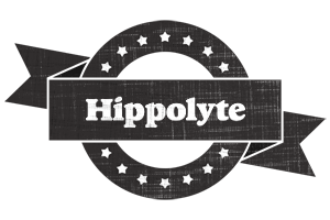 Hippolyte grunge logo